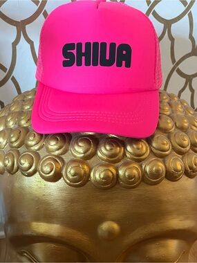NEON PINK SHIVA CAP HAT